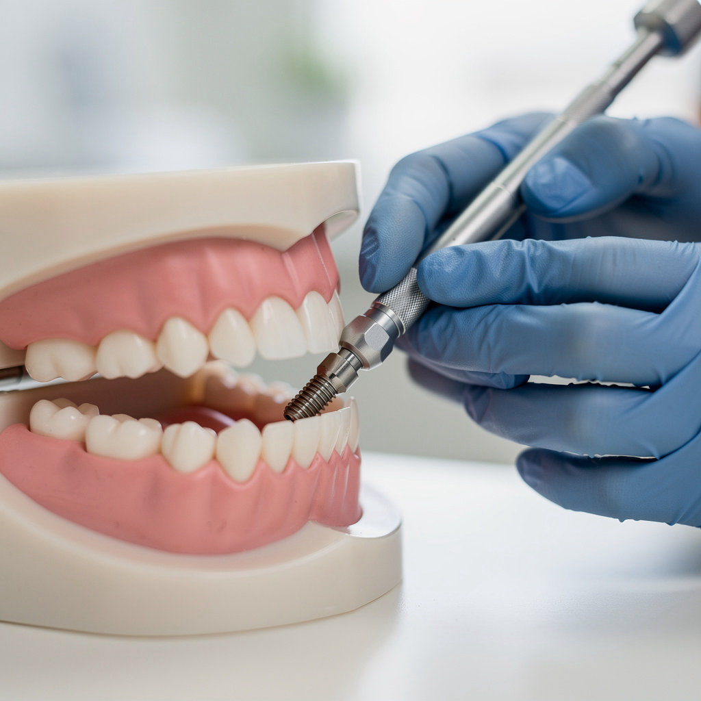 Lester Machado, MD, DDS, Inc. dental implant procedure consultation and planning in San Diego